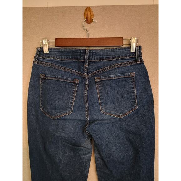 NYDJ Legging Jeans Womens 6 Blue Dark Wash Mid Rise Stretch Lift Tuck Technology - Picture 9 of 14